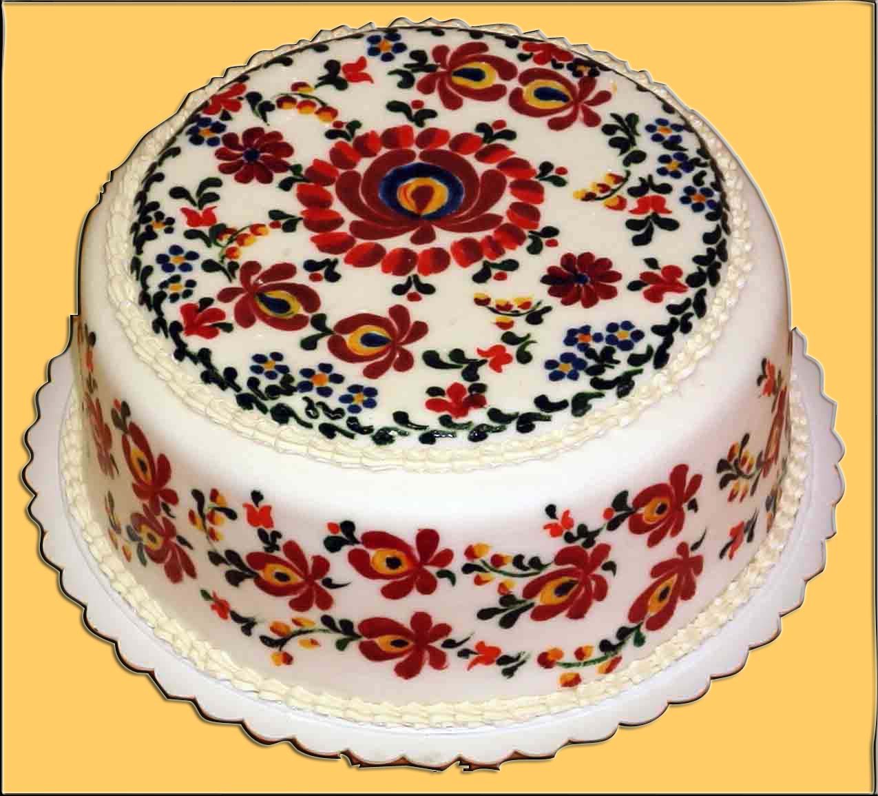 Painted cakes