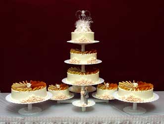 Wedding cake and dobosh tortes